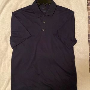 Nike, Men’s Small Navy Blue Dri Fit polo, Small